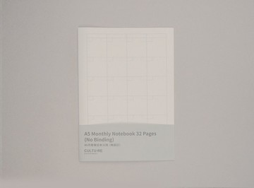 A5月曆筆記本32頁內頁無裝訂・CULTU-RE手帳專用