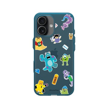 iPhone 17 Clear (相機按鈕) 夜幕藍 - 迪士尼-皮克斯 PIXAR - 怪獸電力公司集合