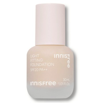 INNISFREE 台灣公司貨 輕薄透服貼粉底液 SPF20 PA++ 30ml  1個  21N