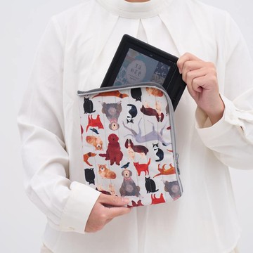7~7.8吋電子書收納包/印花樂 x Soupy Tang/寵物派對