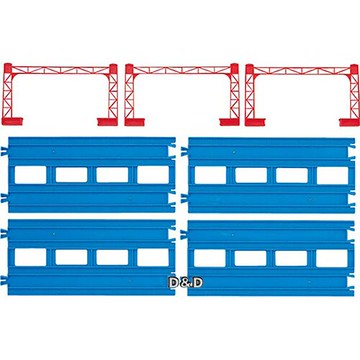 《 TAKARA TOMY 》PLARAIL鐵道王國 NR-04複線直軌 東喬精品百貨