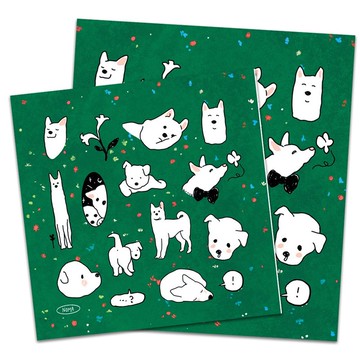 In the grass | NOMA | 韓國插畫藝術貼紙 | 水彩畫