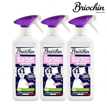 Jacques Briochin 藍牌碧歐馨 花香黑皂衣物萬用去漬劑 500ml 超值3件組