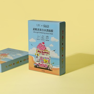 LAMBENCY超輕透美白水潤面膜5入/盒 （ZIZONE聯名系列）