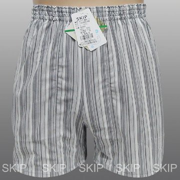 SKIP四季織精品**蠶絲蛋白竹炭男四角內褲**