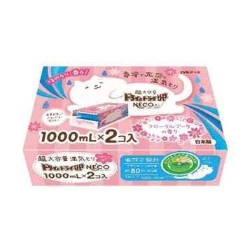 日本白元 NECO除濕盒花香 1000mlx2入