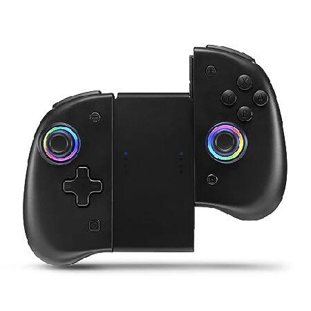 NYXI Hyperion Milk Style Meteor Light Wireless Joy-pad for Switch/Switch  OLED, Hyperion switch controller with RGB Lights, Programmable, 6-Axis  Gyro