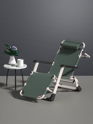 麥田折疊躺椅午休床午睡靠背懶人沙灘休閑涼靠椅子家用陽臺夏季天