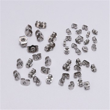 ✅精選【PS181】（100個/包）不銹鋼蝴蝶耳環塞 DIY手工飾品配件耳堵耳帽飾品材料