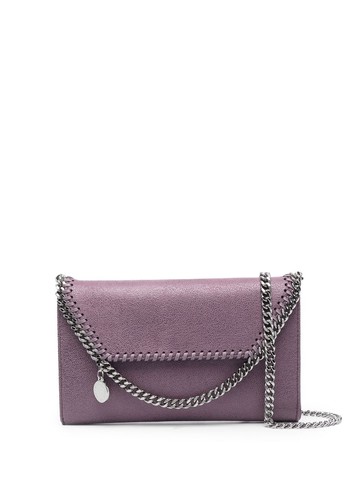 Stella McCartney - mini Falabella shoulder bag - women - Polyester/Polyester - One Size - Purple
