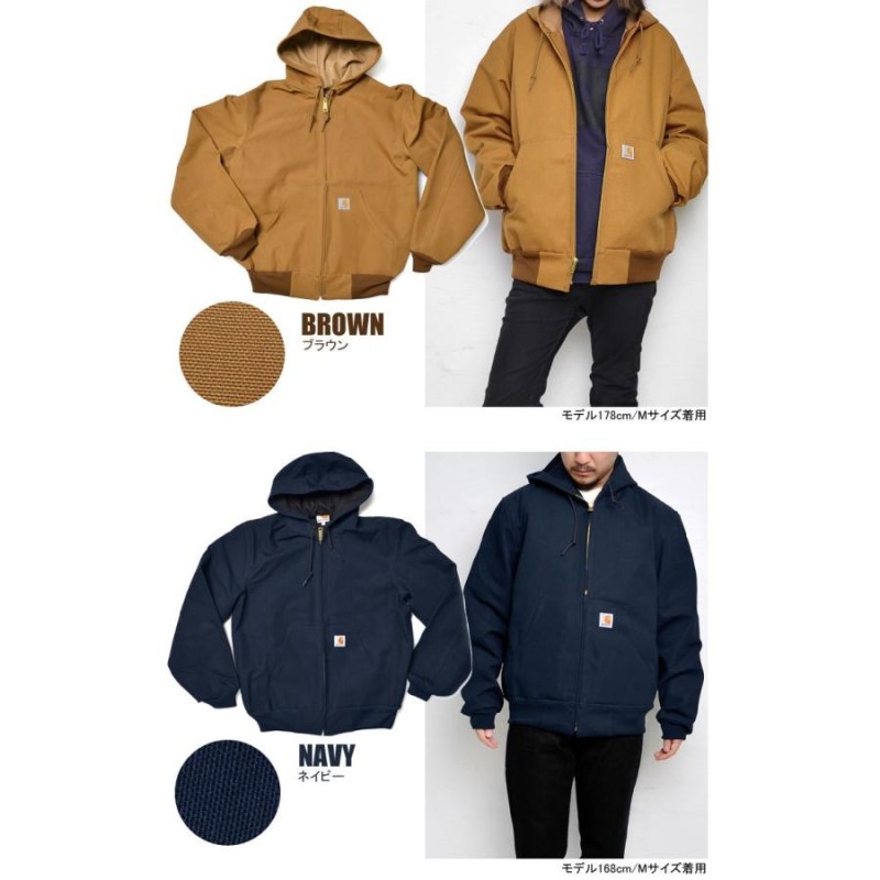 ジップアップパーカー メンズ 大きいサイズ carhartt カーハート