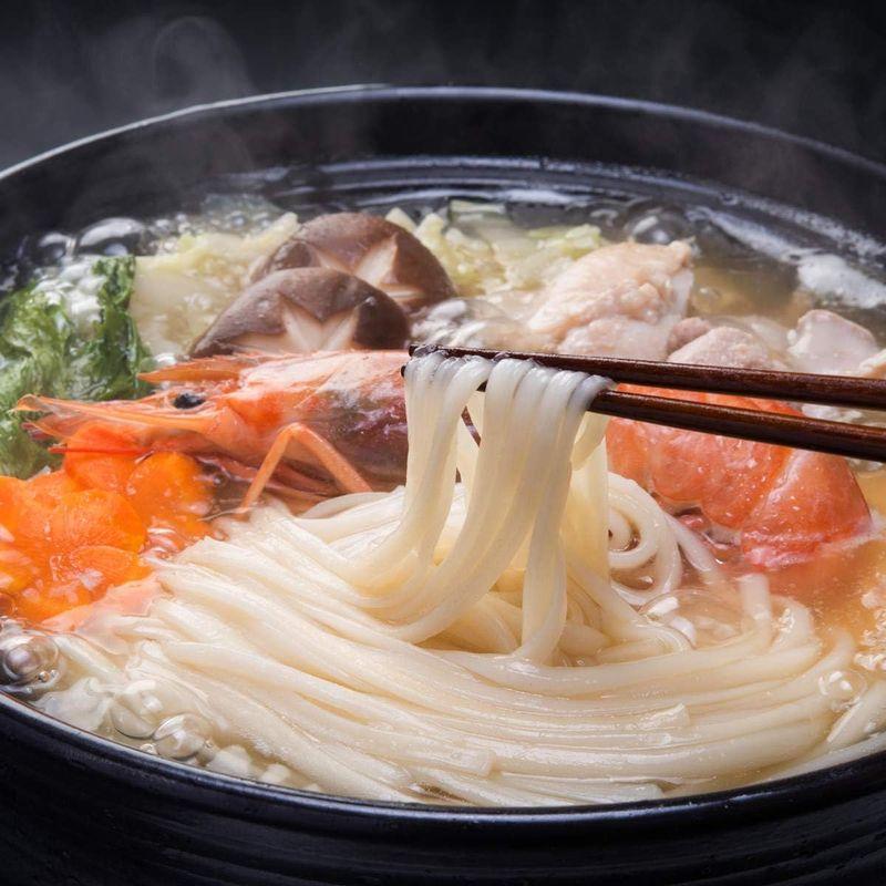 島原「山道うどん国産小麦100 だしパック詰合せ」ギフト〔手延べうどん160g×6・だしパック8g×10〕