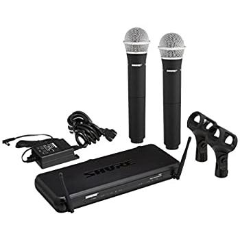 SHURE デュアルボーカルワイヤレスシステムセット SVX288J PG28-JB1 【国内(中古品)