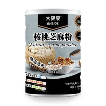 【大健康】核桃芝麻粉-400g/罐
