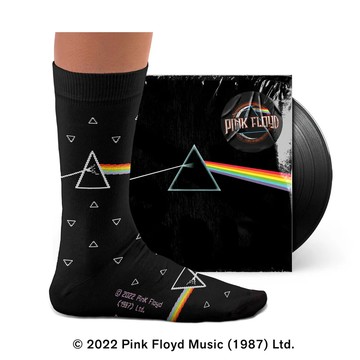 【葡萄牙進口】Dark Side of the Moon Socks 發想於 Pink Floyd專輯 中筒襪 男襪 女襪/ Sock Affairs