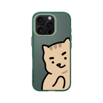 iPhone 16 Pro Clear 憂墨綠 - 小貓貓們 Little Cattos - Big Catto