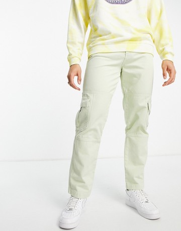 Kickers cargo trousers in green