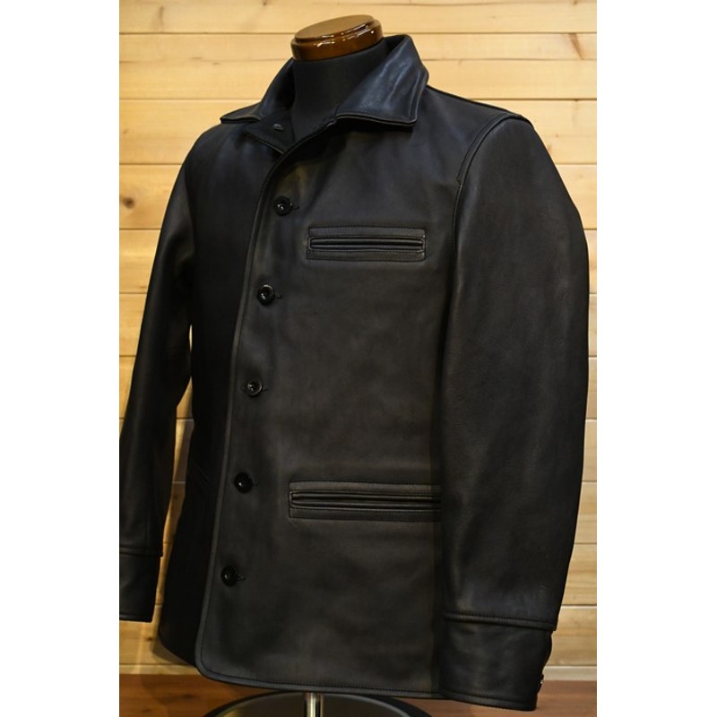 コリンボ COLIMBO レザージャケット ZX-0141 Stockman's Coat BLACK 