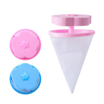 洗衣機過濾網 【B183】 毛絮漂浮濾網 收集棉絮器 除毛器 漂浮濾毛器 洗衣神器 棉絮過濾網 集毛器 清理網袋 髒污收集袋 花朵造型 清潔用品