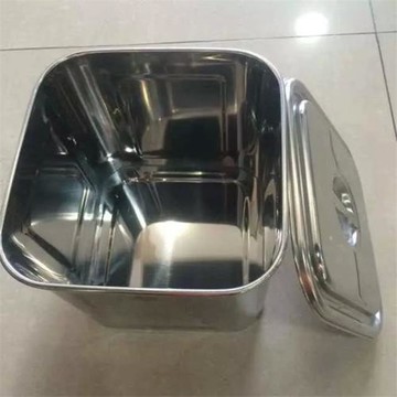 不銹鋼湯桶四方桶帶蓋正方形桶儲物桶奶茶桶糖水桶加大方形桶