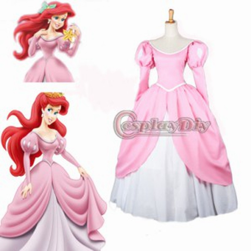 高品質 高級コスプレ衣装 ディズニー リトルマーメイド 風 アリエル タイプ ドレス Pink Bell Princess Ariel Dress Ver 5 通販 Lineポイント最大5 0 Get Lineショッピング