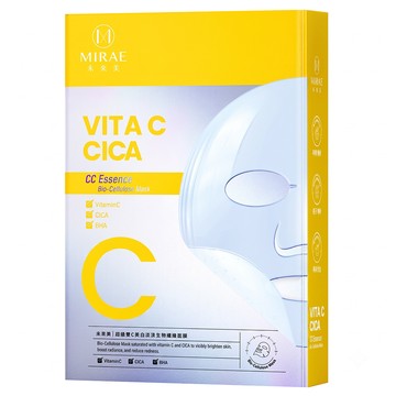 MIRAE 未來美 超級雙C美白修護生物纖維面膜 105ml  3片  1組