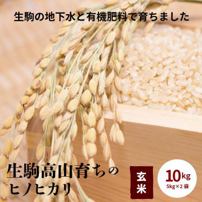 ふるさと納税 生駒市 ヒノヒカリ玄米10kg(5kg×2)