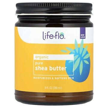 Life-flo, 純乳木果油，護膚品，9液盎司（266毫升）