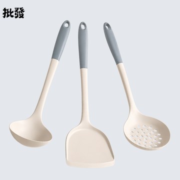 矽膠餐具 耐高溫 防霉防菌 不沾鍋廚具 矽膠廚具 不沾鍋專用 廚具 漏勺 湯勺 飯勺 煎鏟 鍋鏟 廚房用具