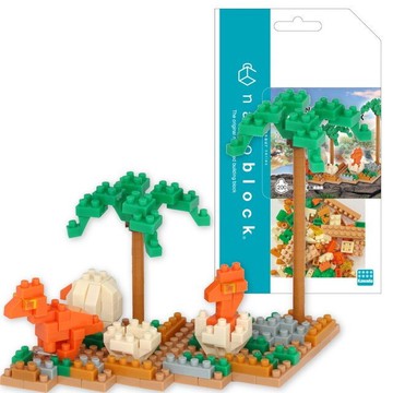 《Nanoblock 迷你積木》NBC_366 孵化的暴龍 東喬精品百貨