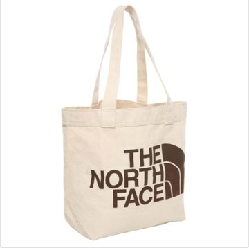 【毒】The North Face COTTON TOTE 男女 帆布袋 米白 北臉 方便【APP下單10%回饋】