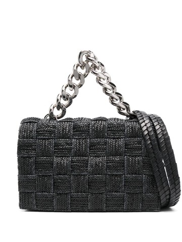 Casadei - Florence interwoven-design tote bag - women - Polyurethane/Calf Leather - One Size - Black