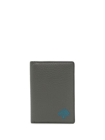 Mulberry - signature-tree print card holder - men - Calf Leather - One Size - Grey