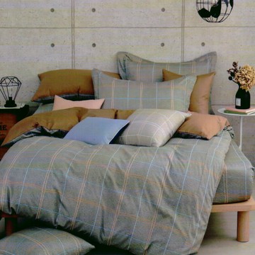 hugs台灣精品- 單人薄被套 100%精梳棉 雙面花色 可入被胎  mit