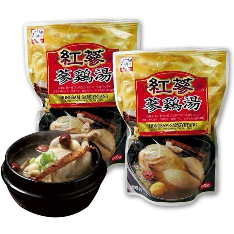 ファイン 紅参参鶏湯 1kg?2個セット 韓国食品 サムゲタン