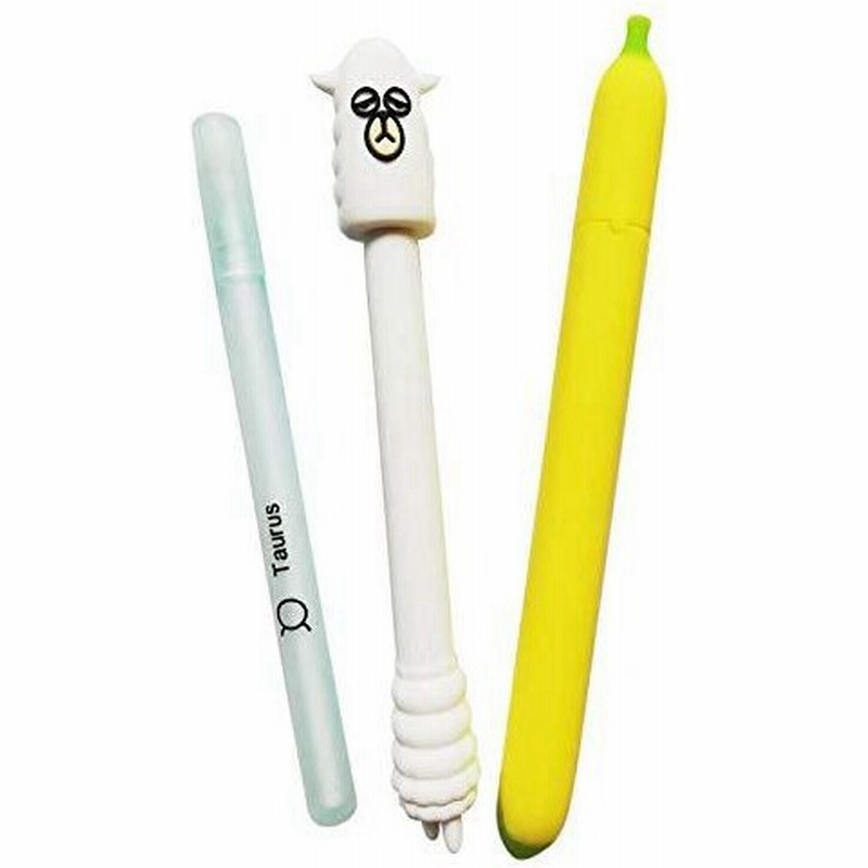 Kuki ペン ゲルインク ボールペン キャラクター 可愛い 文房具 かわいい 羊 バナナ 星座 黒 0 5 3本 通販 Lineポイント最大0 5 Get Lineショッピング