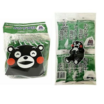 【江戶物語】日本海水 浦島海苔 urashima  熊本熊 味付海苔 6袋入/8袋入 包飯海苔 便當 零嘴 日本進口
