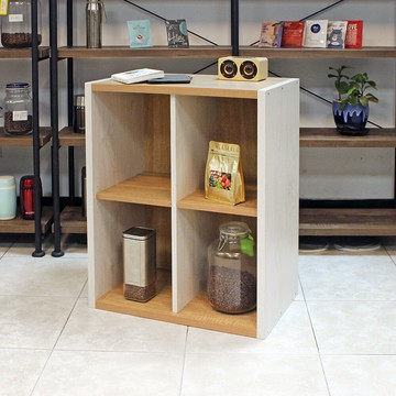 jp kagu 現代簡約開放式四格空櫃-深39cm(收納櫃/展示櫃/書櫃)