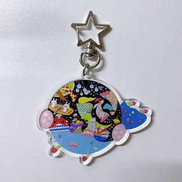 mimitofus planet 壓克力鑰匙圈2.0 外星人10號