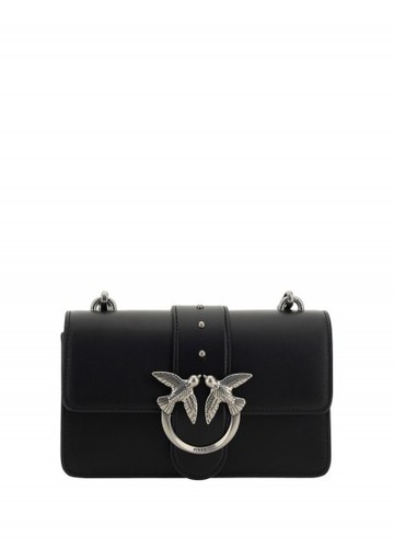 Pinko - Love One Mini Shoulder Bag - Womens - Black