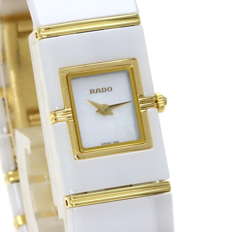 RADO ラドー 963.0425.3 ダイヤスター 腕時計 セラミック セラミックxK18YG レディース 中古 | LINEショッピング