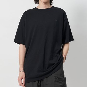 New Balance 男款 黑色 美規 經典 刺繡 Logo 圓領 上衣 棉質 運動 休閒 短袖 MT41533BK