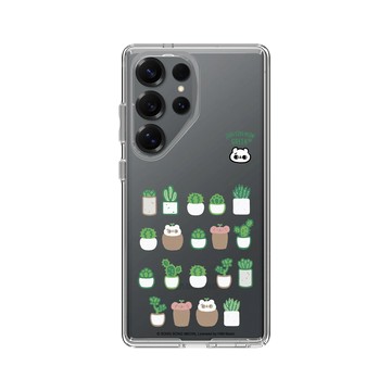 Galaxy S25 Ultra Clear 透明 - 爽爽貓 Song Song Meow by SECOND - 仙人掌爽貓