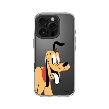 iPhone 16 Pro Clear Case（相機按鈕） 透明 - 迪士尼-米奇 Mickey - Look at the camera-布魯托