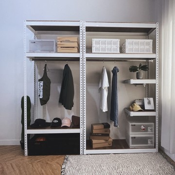 開放式衣架｜雪皓白｜C組合款