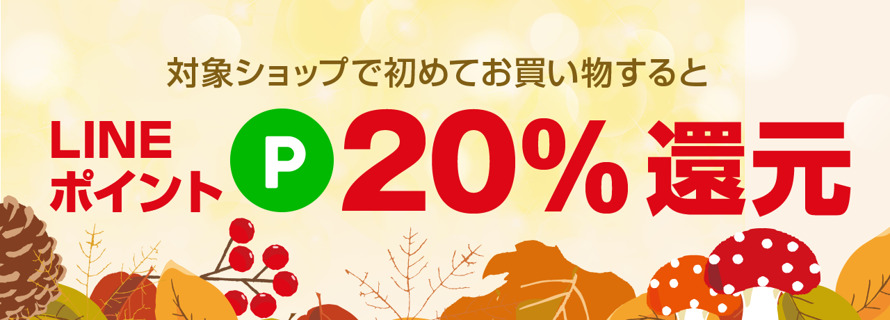 新規20%ポイント
