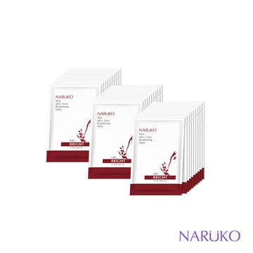 【NARUKO牛爾】紅薏仁健康雪白面膜(30片)(美白/保濕)
