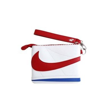 NIKE ICON CORTEZ 手腕包 零錢包 白色 N1009739175OS [台灣現貨]