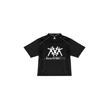 SIMON MADE TS-2621 戰術雙打 異材質 拼接 POLO 球衣
