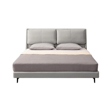 ASSARI-奧斯特科技布床頭片-雙人5尺灰